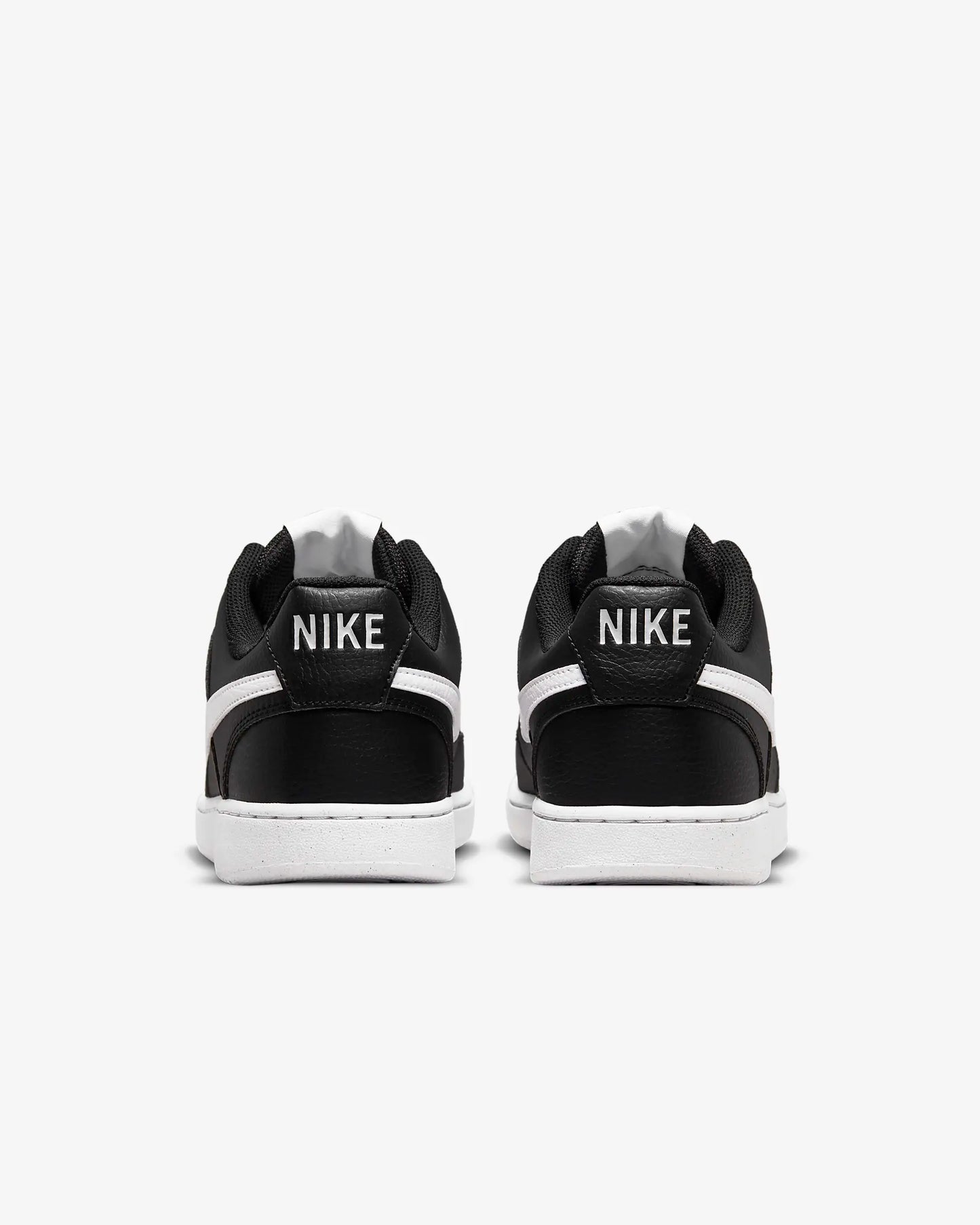 Nike Men's Court Vision Low Next Nature Shoes, Black/Black/White