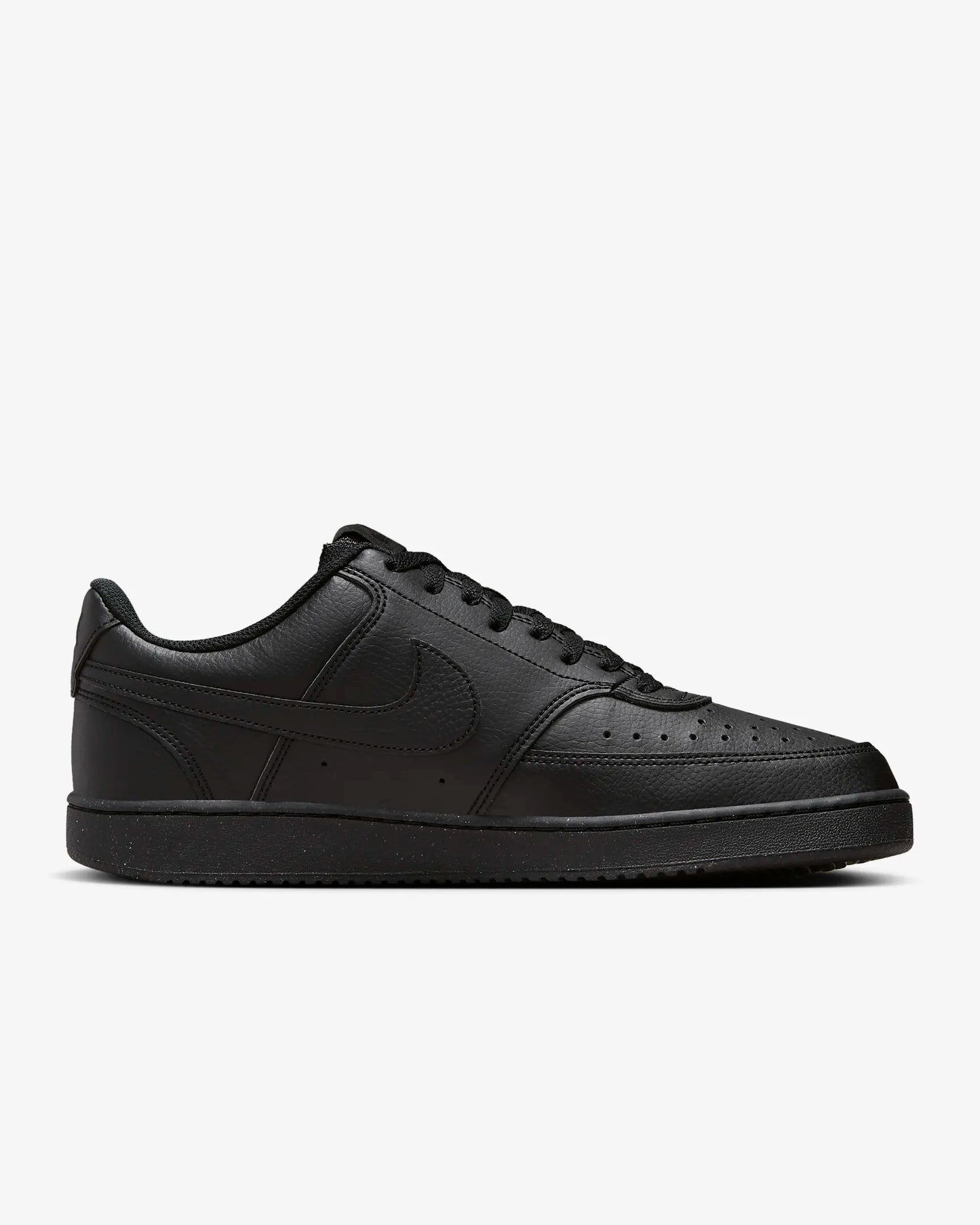 Nike Men's Court Vision Low Next Nature Shoes, Black/Black/Black