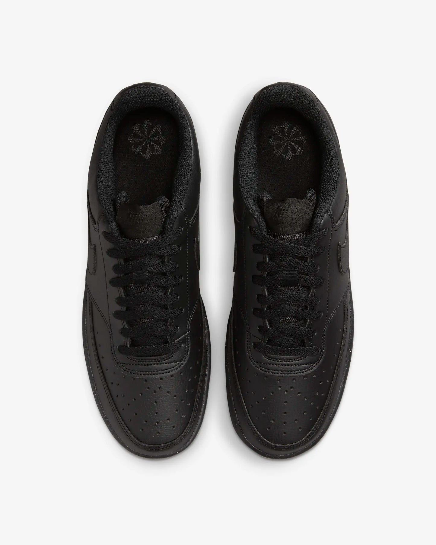 Nike Men's Court Vision Low Next Nature Shoes, Black/Black/Black
