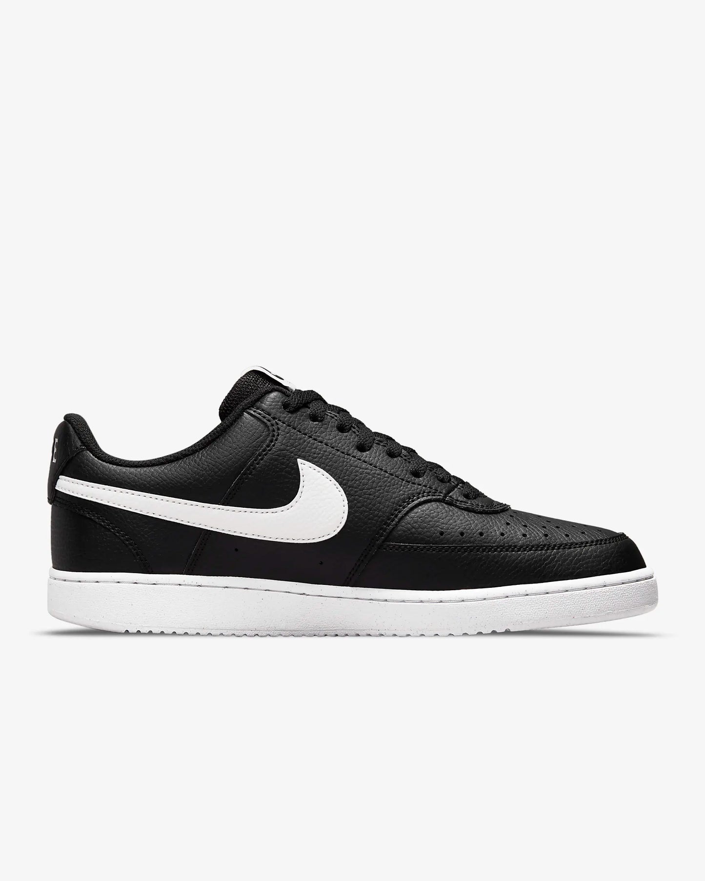 Nike Men's Court Vision Low Next Nature Shoes, Black/Black/White