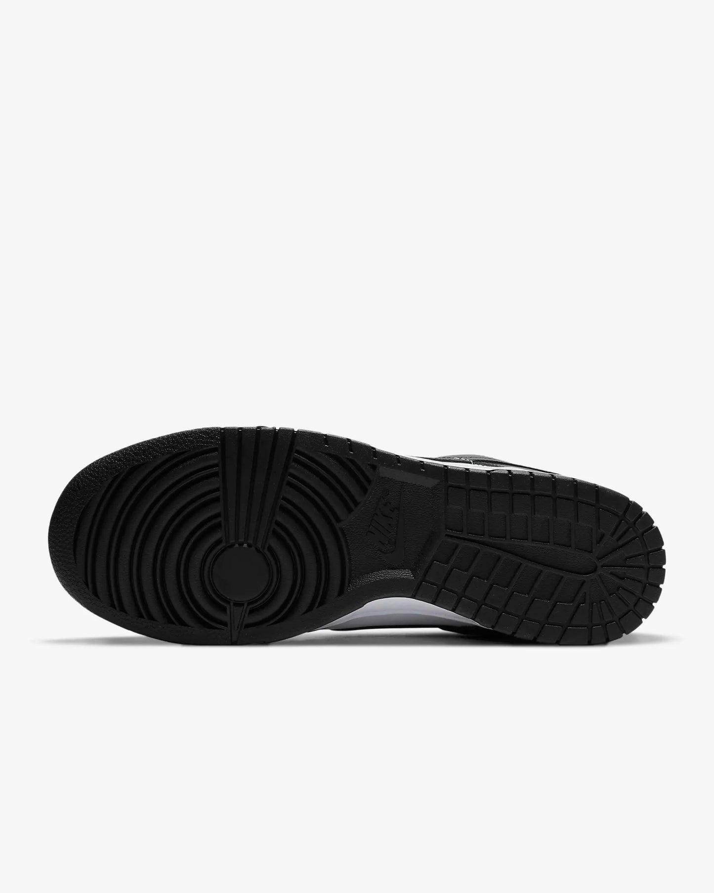 Nike Men's Dunk Low Retro Shoes, White/White/Black