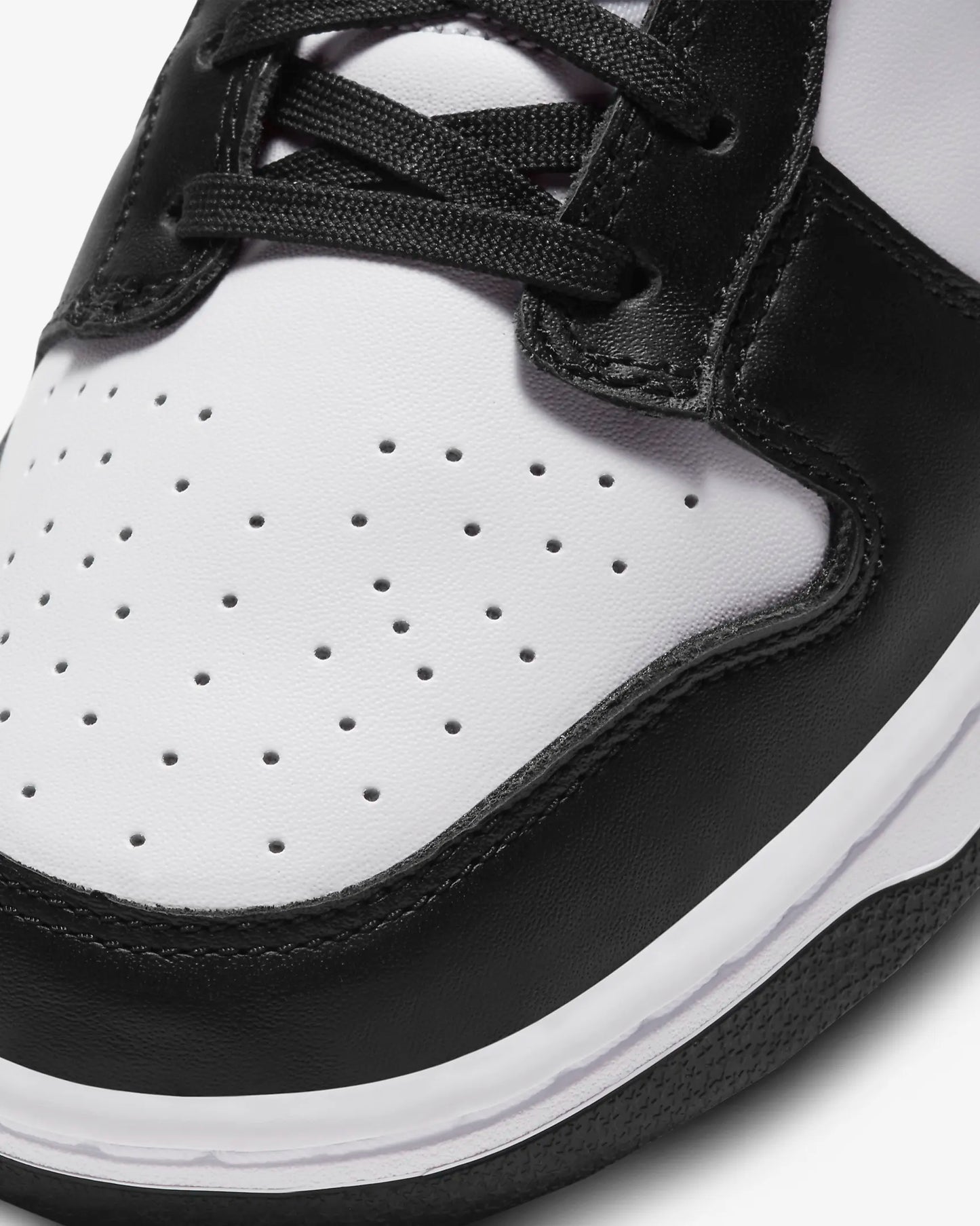 Nike Men's Dunk Low Retro Shoes, White/White/Black