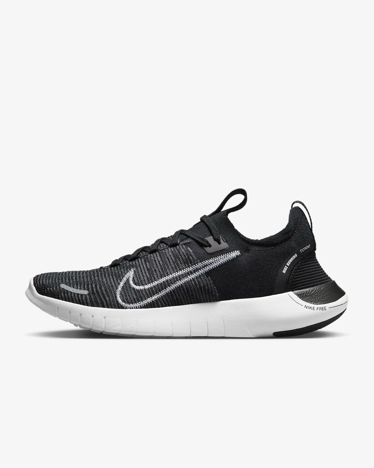 Nike Men's Free RN NN Road Running Shoes, Black/Anthracite/White