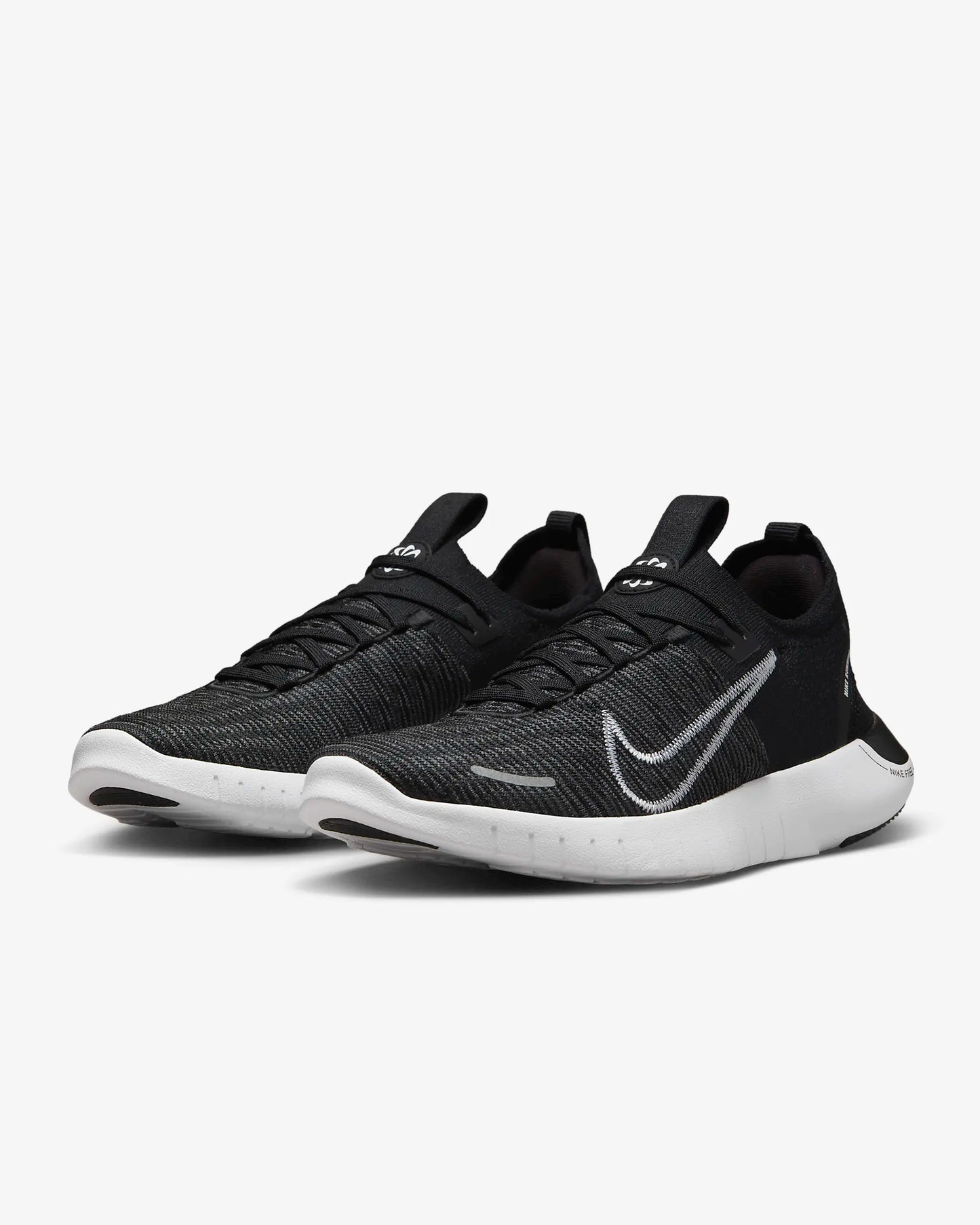 Nike Men's Free RN NN Road Running Shoes, Black/Anthracite/White
