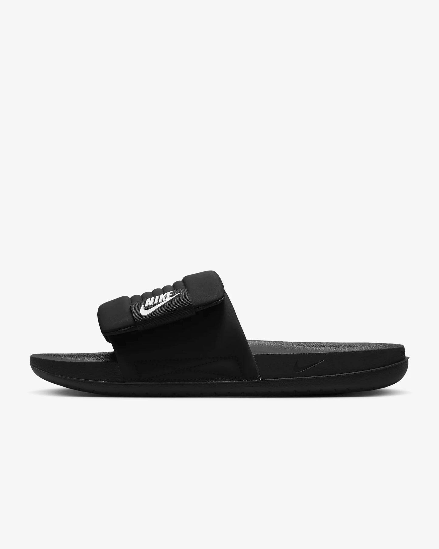 Nike Men's Offcourt Adjust Slides, Black/Black/White