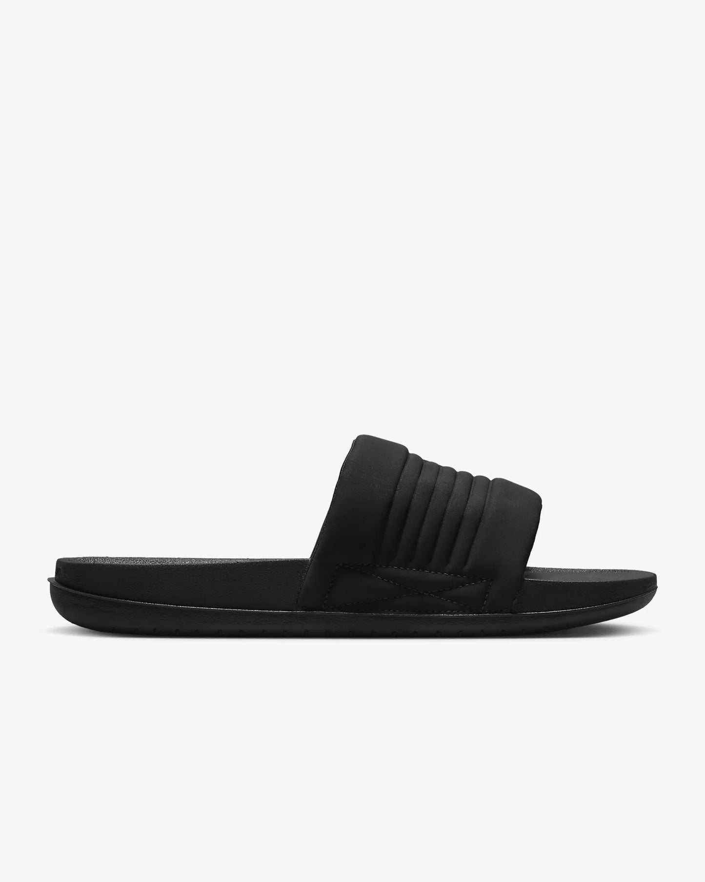 Nike Men's Offcourt Adjust Slides, Black/Black/White