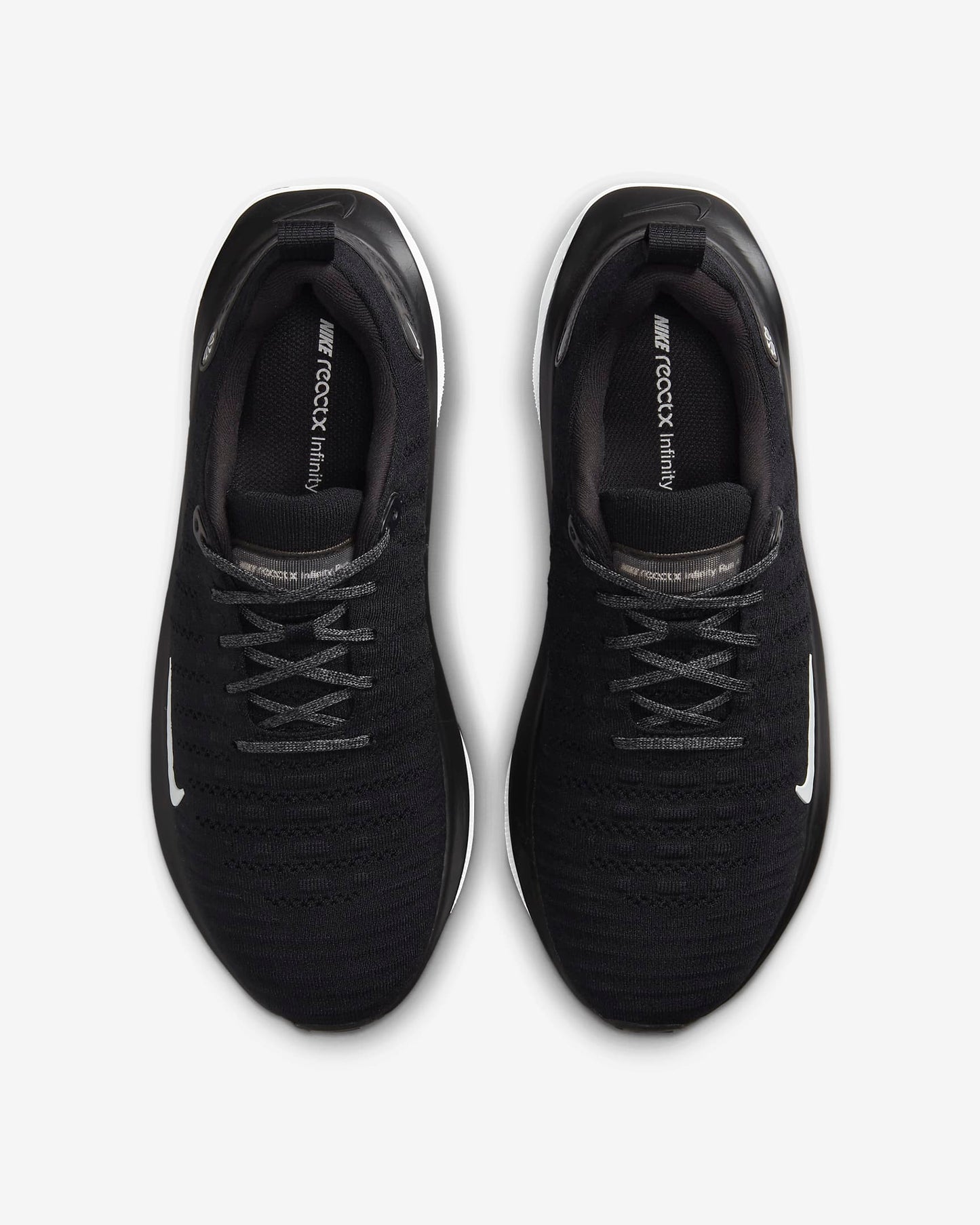 Nike Men's InfinityRN 4 Road Running Shoes, Black/Dark Grey/White