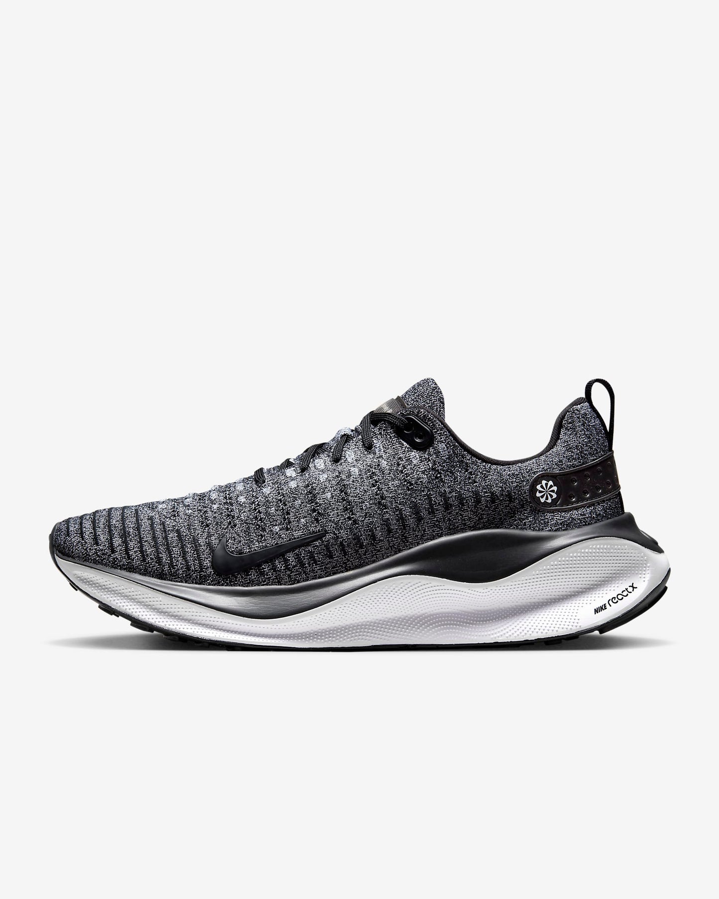 Nike Men's InfinityRN 4 Road Running Shoes, Black/White/Black