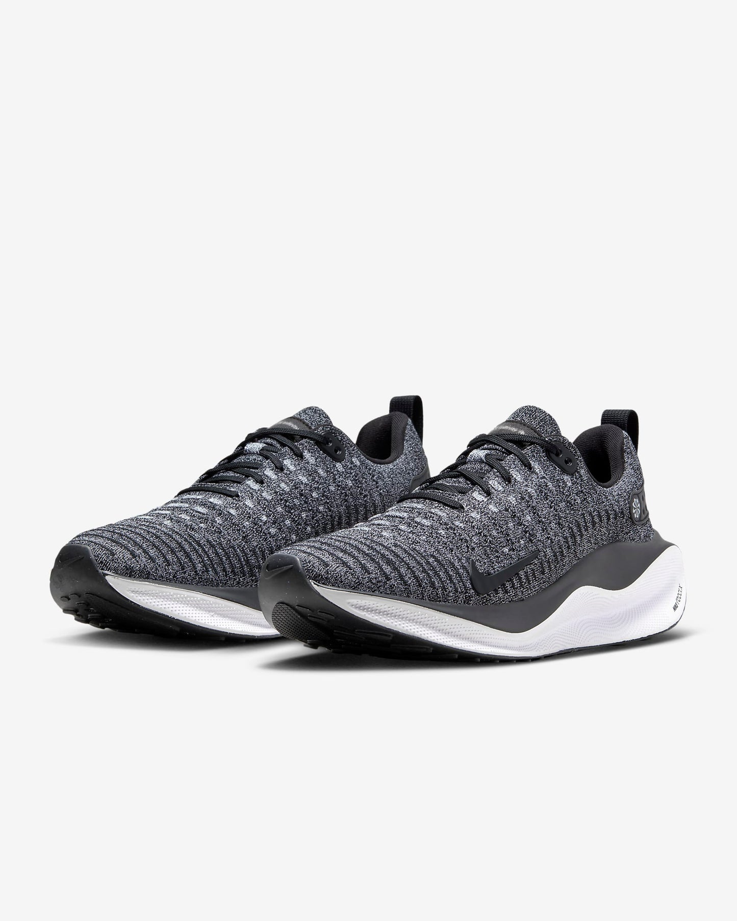 Nike Men's InfinityRN 4 Road Running Shoes, Black/White/Black