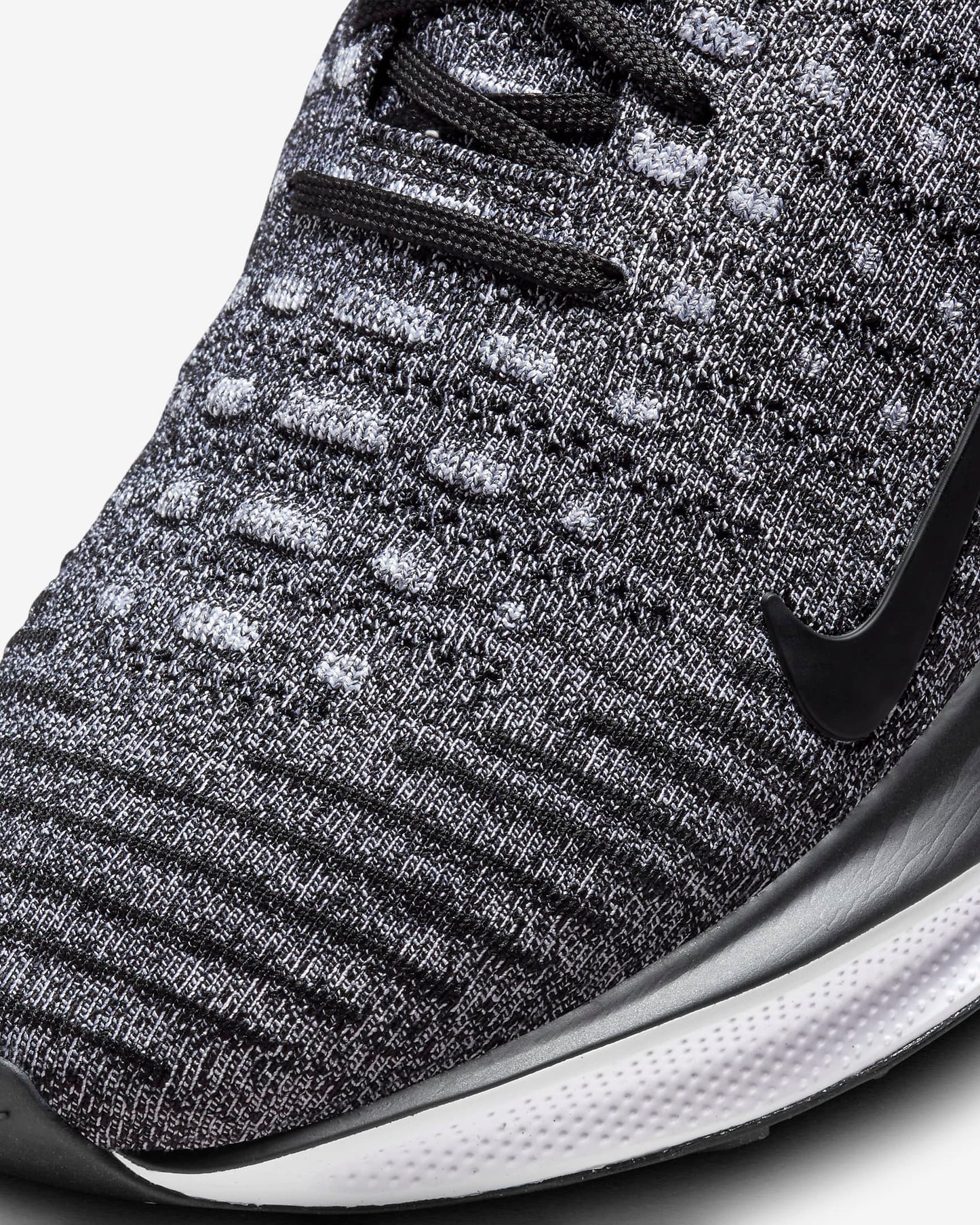 Nike Men's InfinityRN 4 Road Running Shoes, Black/White/Black