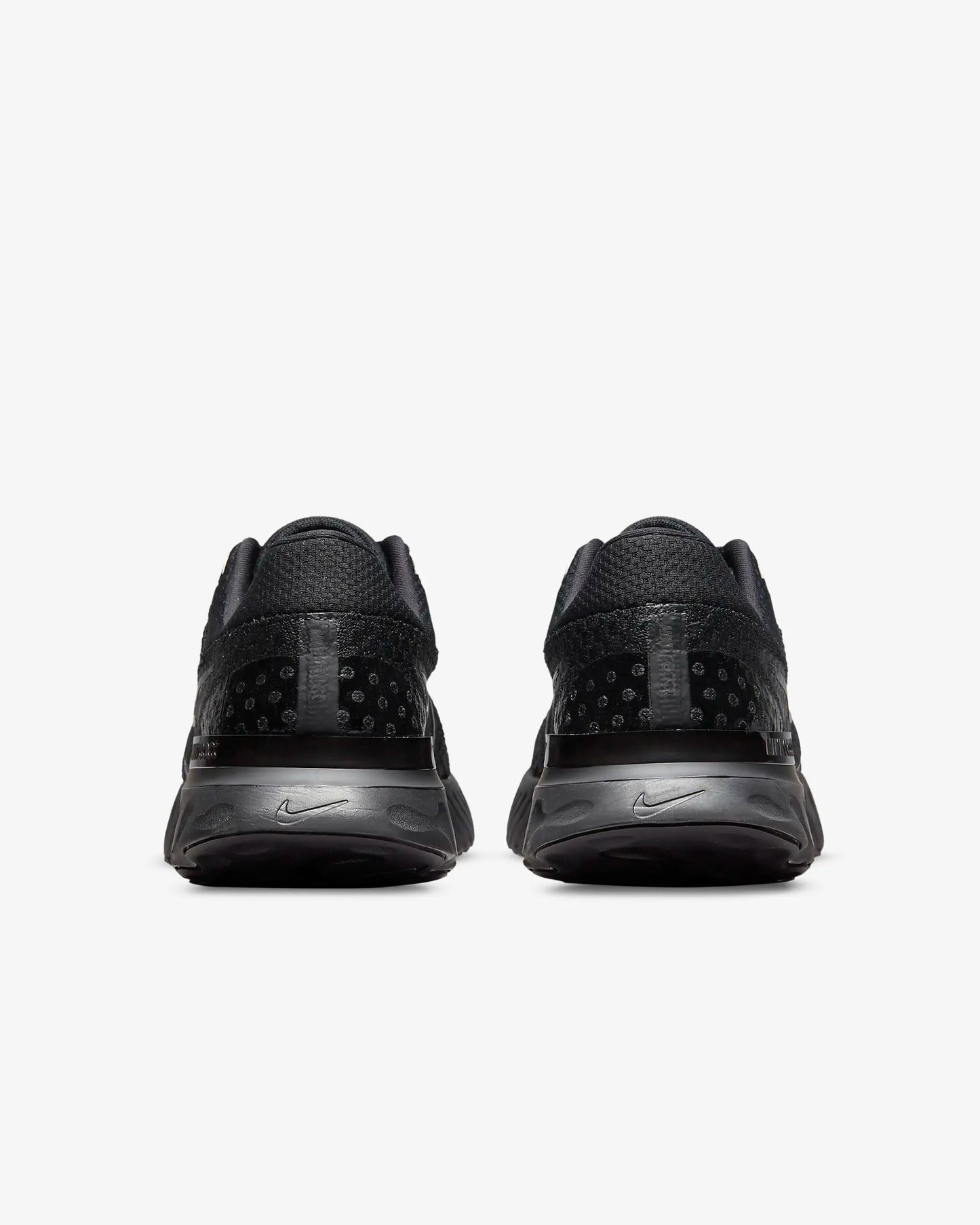 Nike Men's React Infinity 3 Road Running Shoes, Black/Black/Black