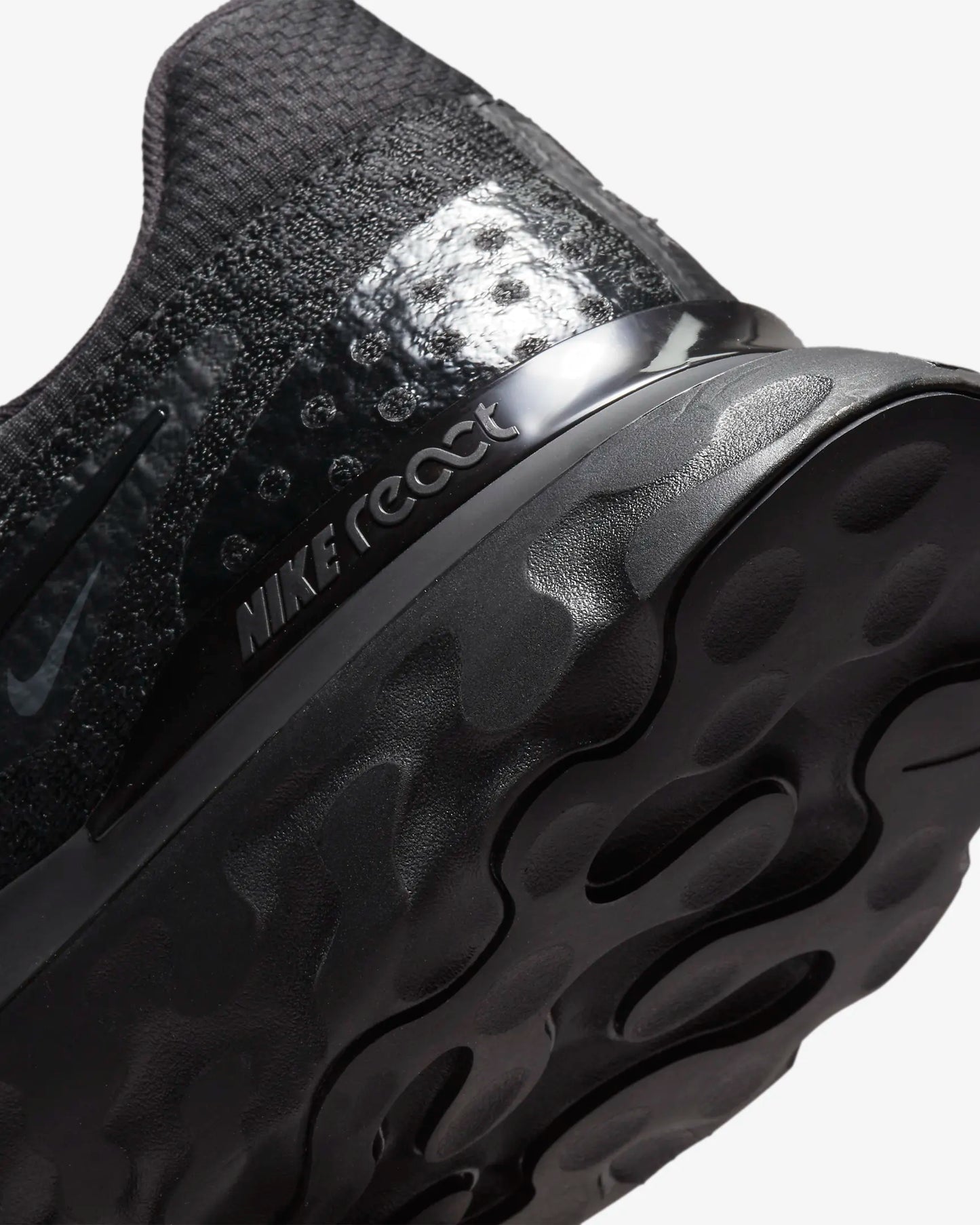 Nike Men's React Infinity 3 Road Running Shoes, Black/Black/Black