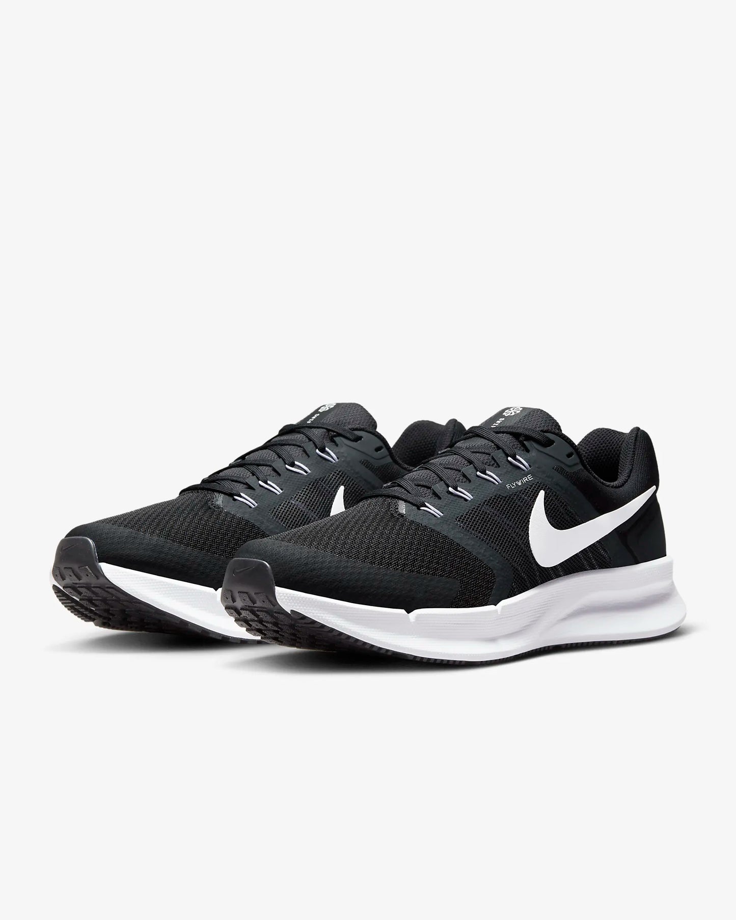 Nike Men's Run Swift 3 Road Running Shoes, Black/Dark Smoke Grey/White