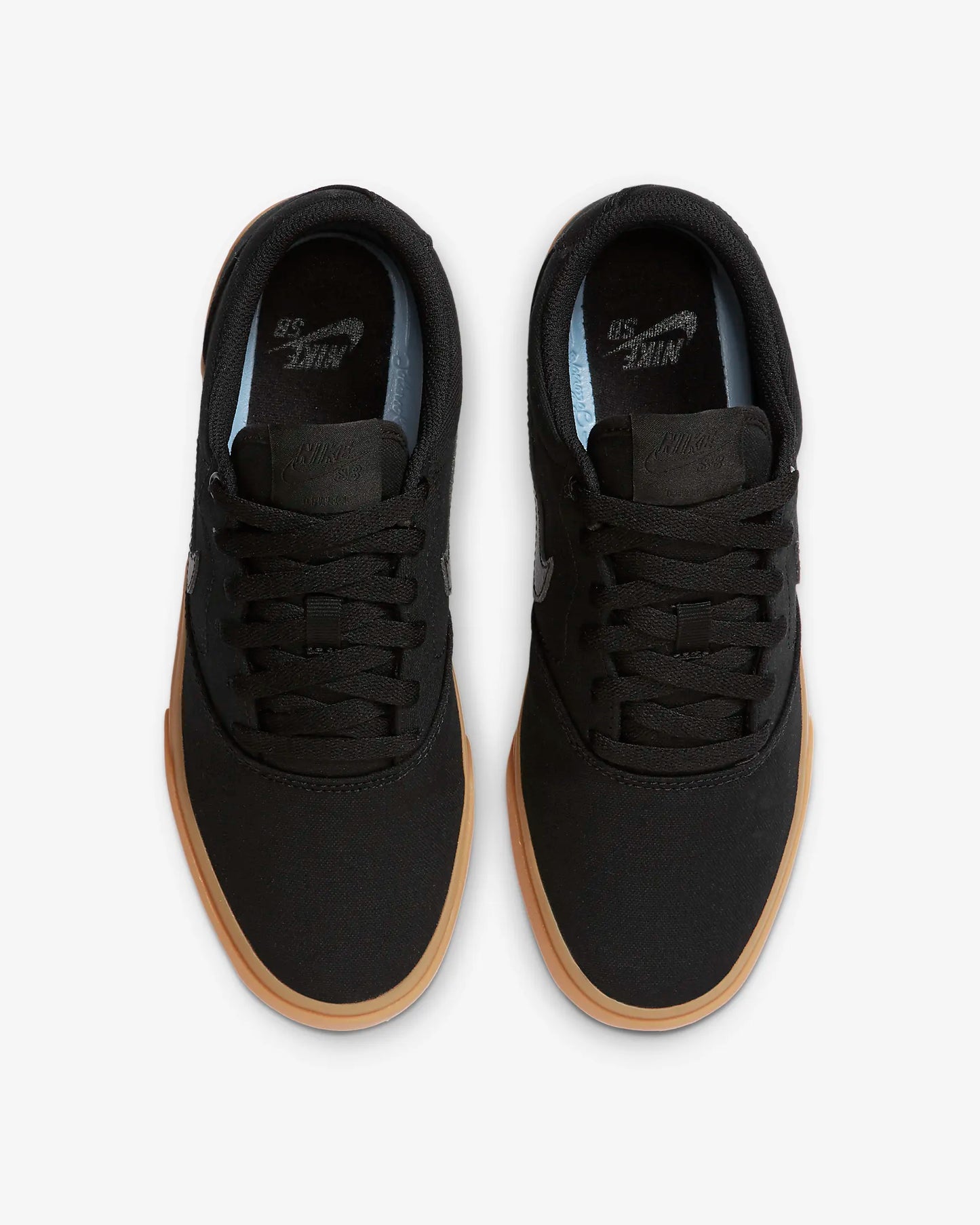 Nike Men's SB Charge Canvas Skate Shoes, Black/Black/Gum Light Brown/Black