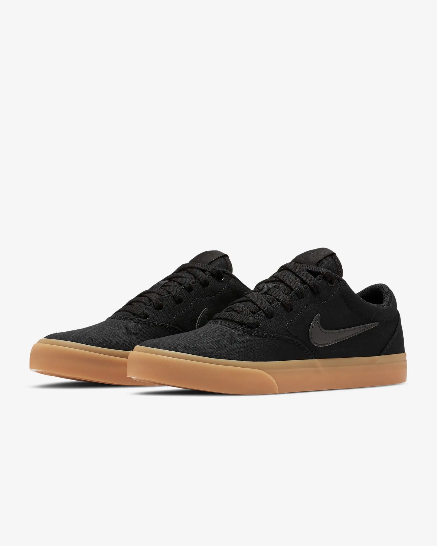 Nike Men's SB Charge Canvas Skate Shoes, Black/Black/Gum Light Brown/Black