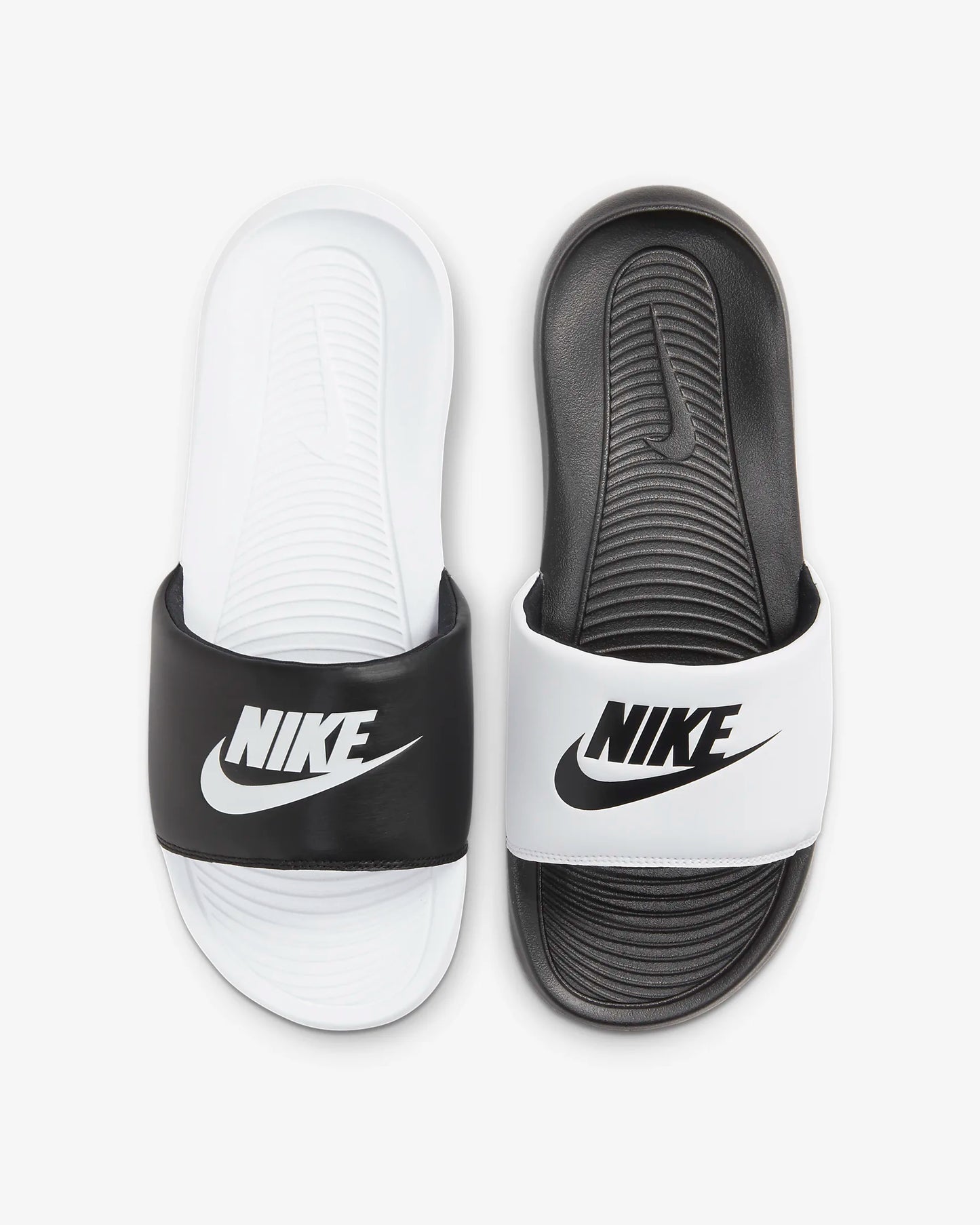 Nike Men's Victori One Slides, White/Black/Black