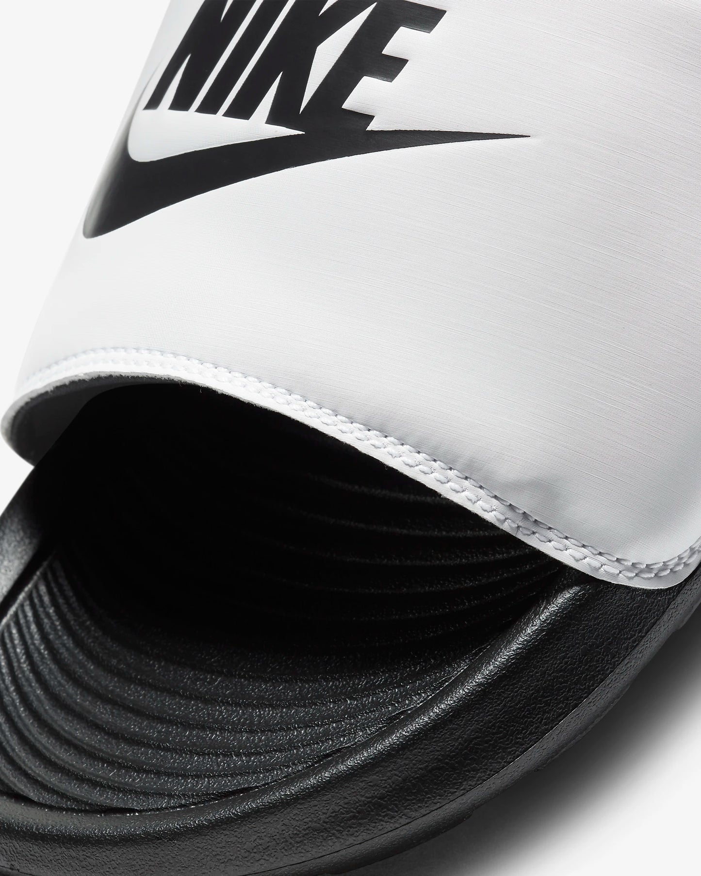 Nike Men's Victori One Slides, White/Black/Black