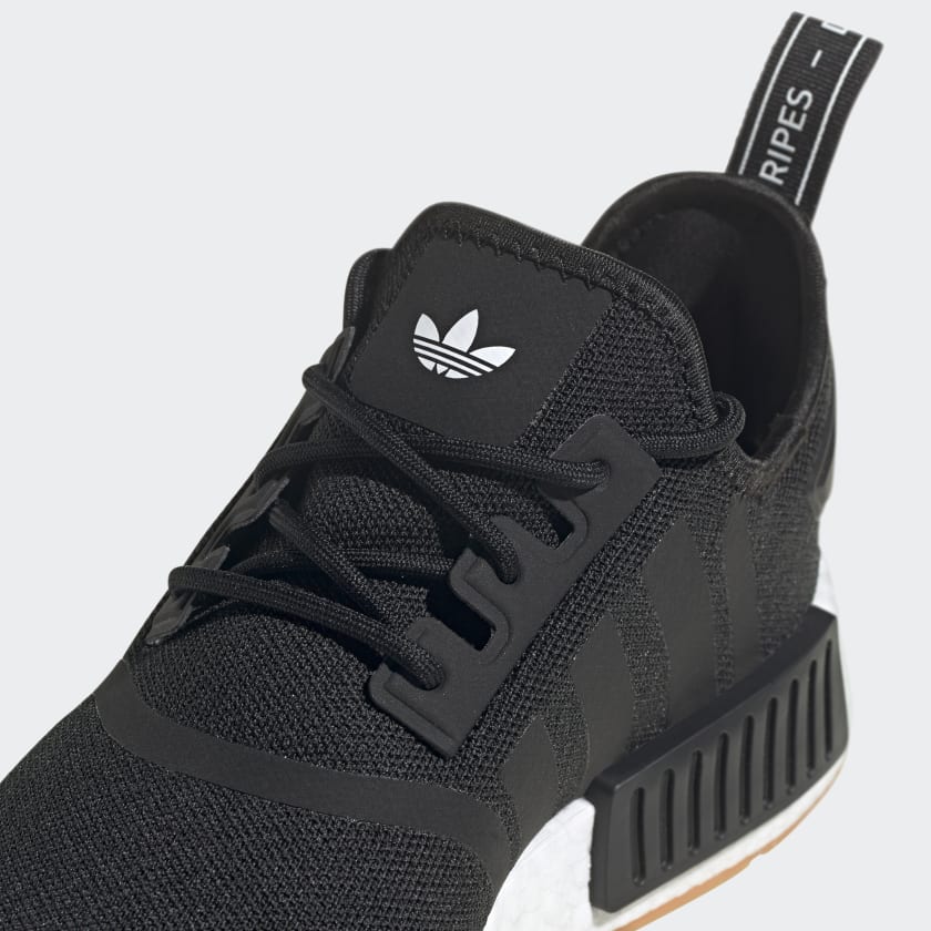 Adidas Men's NMD_R1 Primeblue Shoes, Core Black / Core Black / Gum