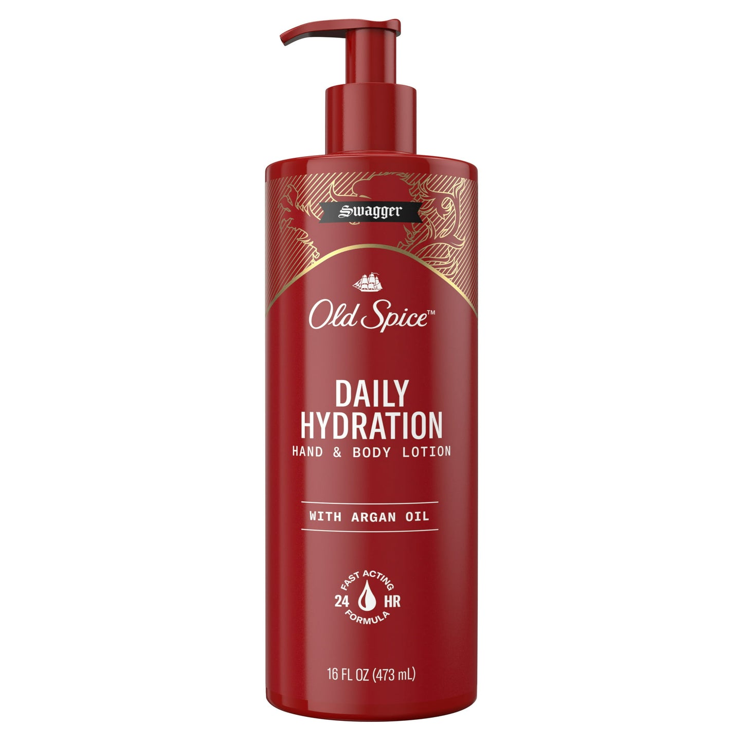 Old Spice Daily Hydration Hand & Body Lotion for Men, Swagger, 16 fl oz