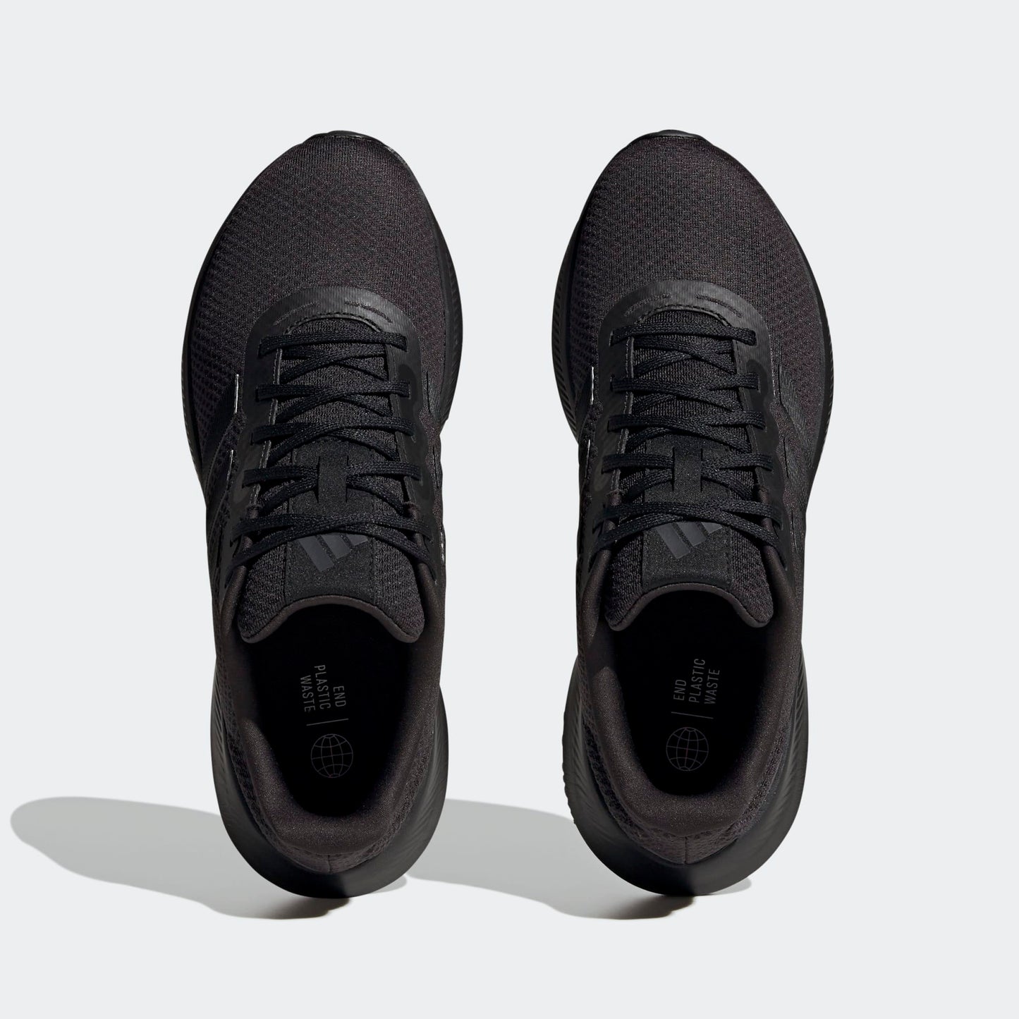 Adidas Men's Runfalcon 3 Cloudfoam Low Running Shoes, Core Black / Core Black / Carbon