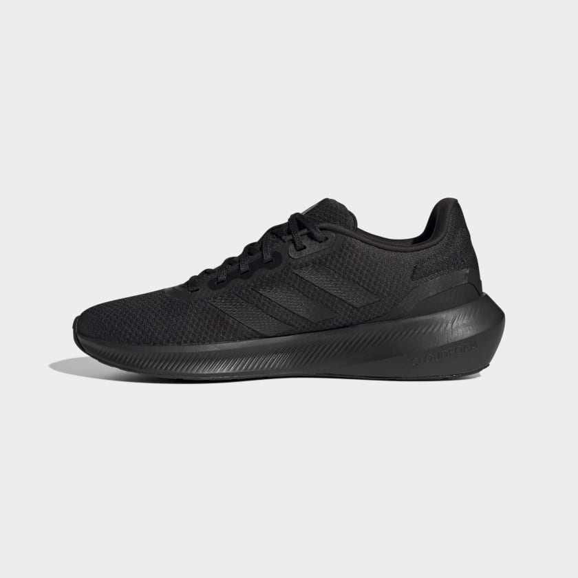 Adidas Men's Runfalcon 3 Cloudfoam Low Running Shoes, Core Black / Core Black / Carbon