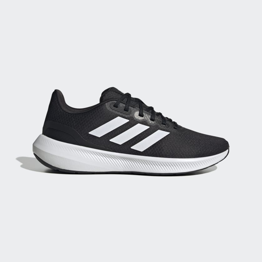 Adidas Men's Runfalcon 3 Cloudfoam Low Running Shoes, Core Black / Cloud White / Core Black