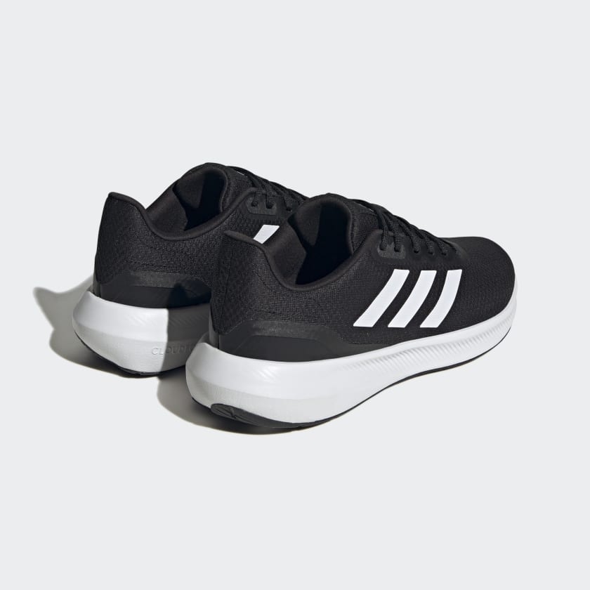 Adidas Men's Runfalcon 3 Cloudfoam Low Running Shoes, Core Black / Cloud White / Core Black