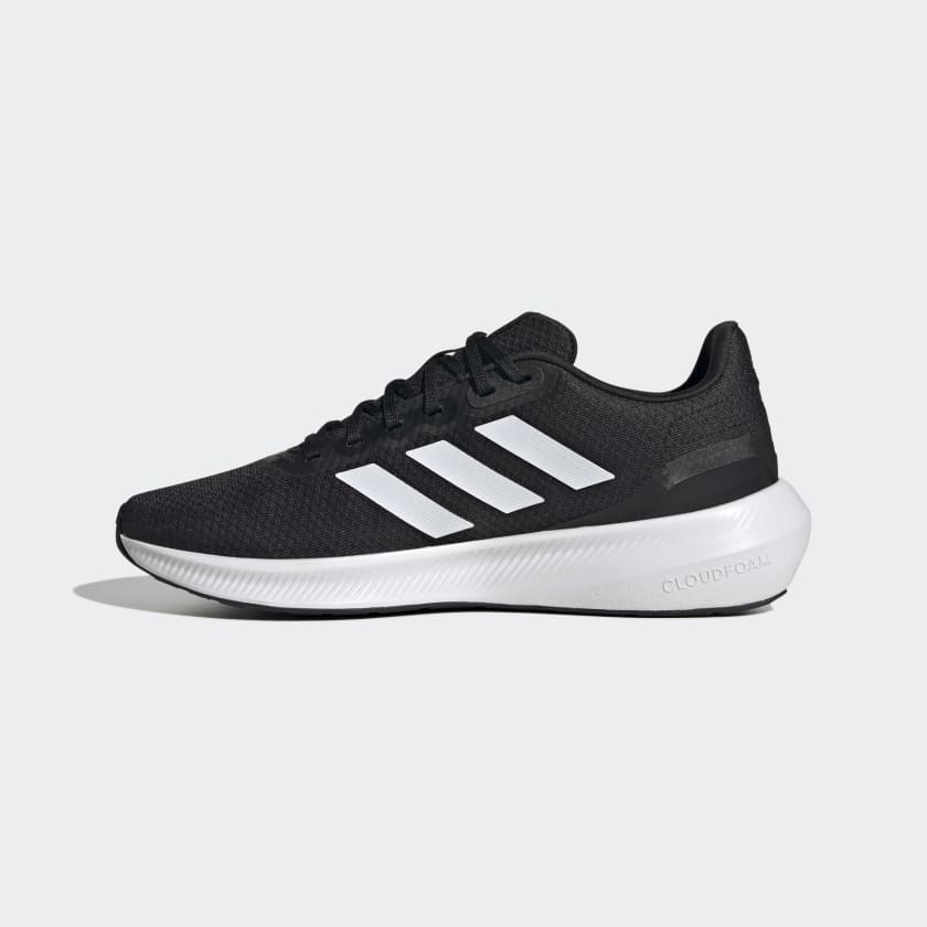 Adidas Men's Runfalcon 3 Cloudfoam Low Running Shoes, Core Black / Cloud White / Core Black