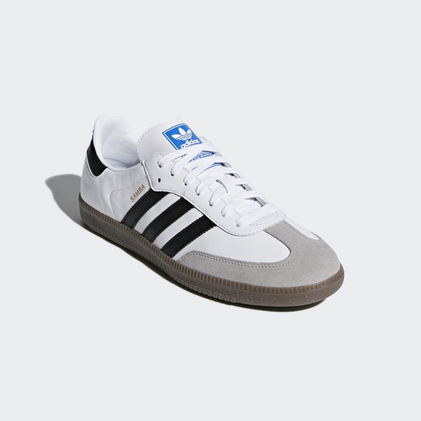 Adidas Men's Samba OG Men's Shoes, Cloud White / Core Black / gum