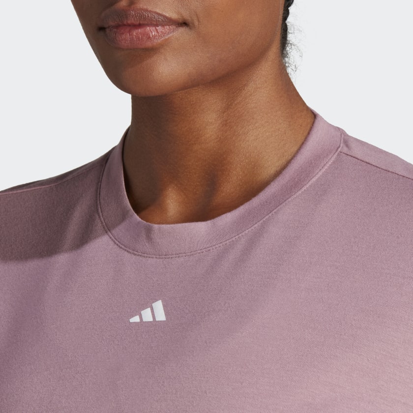 Adidas Women's Studio Tee, Wonder Orchid