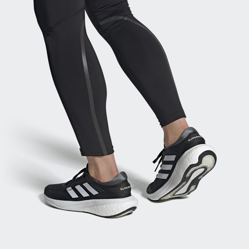 Adidas Men's Supernova 2.0 Running Shoes, Core Black / Cloud White / Grey Six