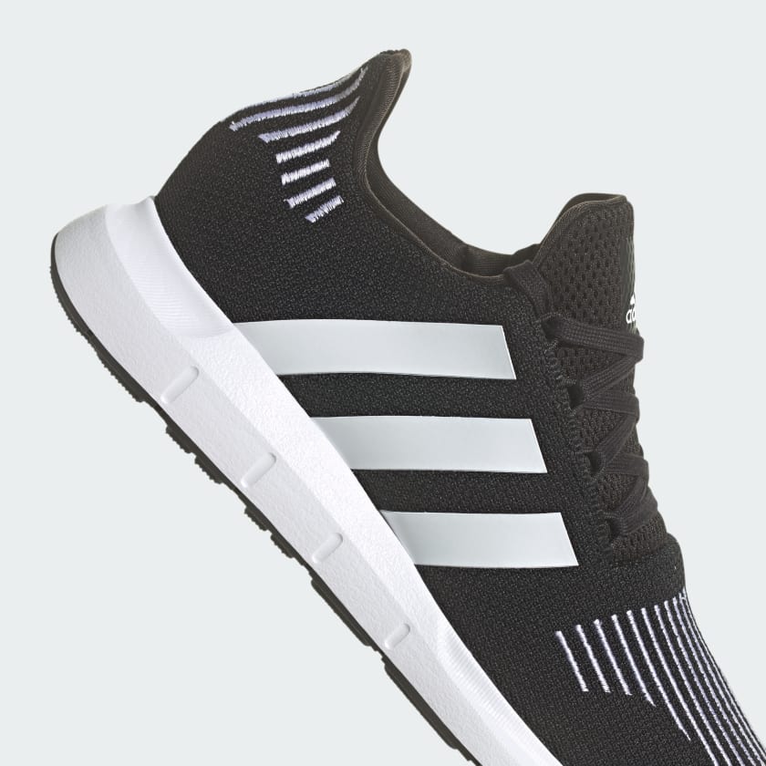 Adidas Men's Swift Run 1.0 Shoes, Core Black / Cloud White / Cloud White
