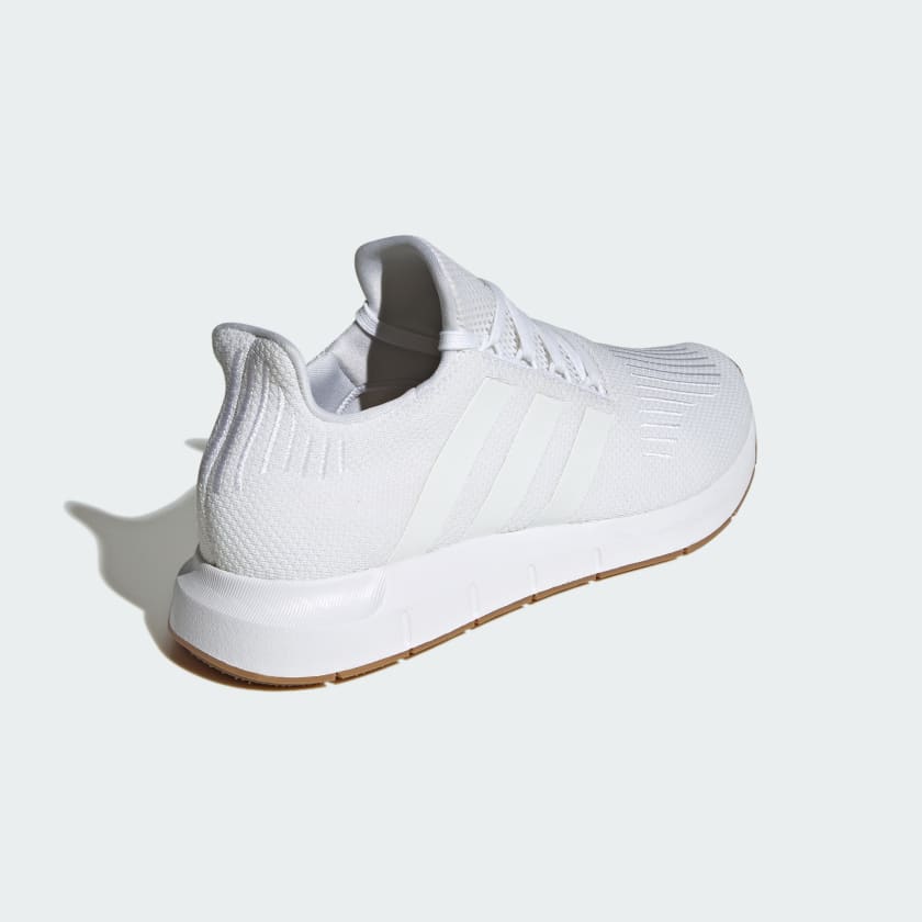 Adidas Men's Swift Run 1.0 Shoes, Cloud White / Cloud White / Core Black