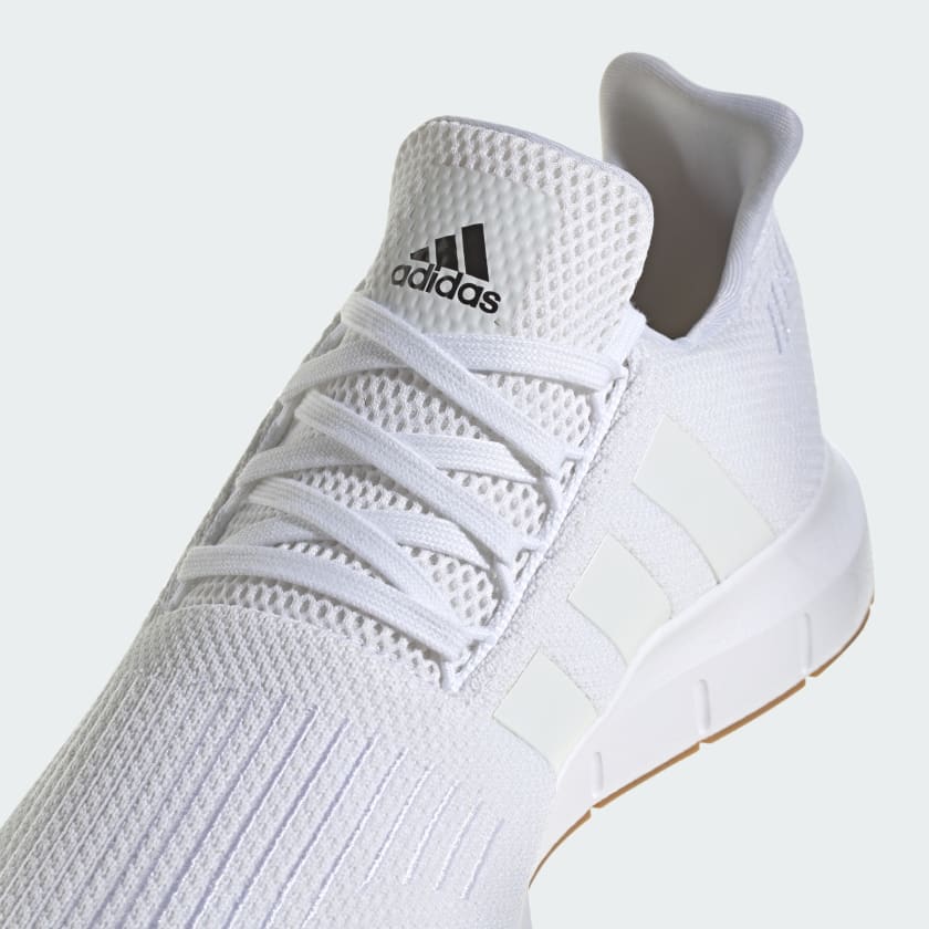 Adidas Men's Swift Run 1.0 Shoes, Cloud White / Cloud White / Core Black