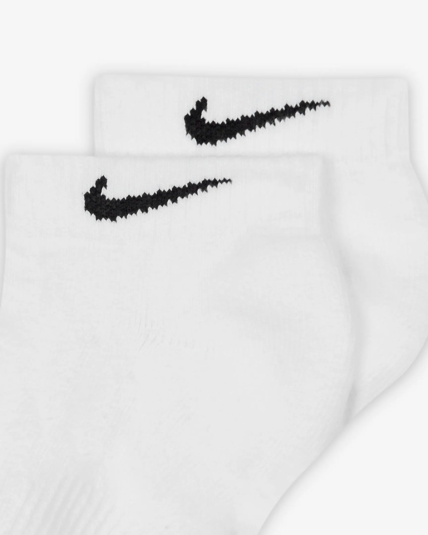 Nike Everyday Plus Cushioned Training Low Socks (6 Pairs), White/Black