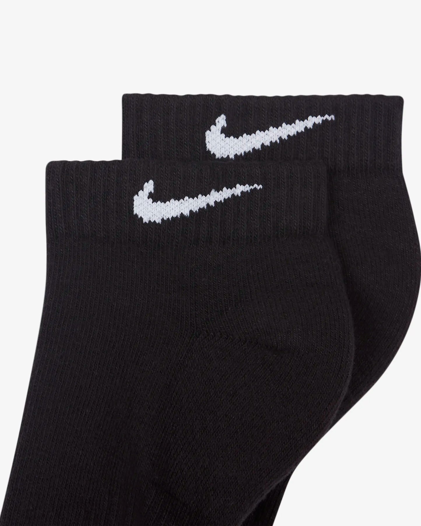 Nike Everyday Plus Cushioned Training Low Socks (6 Pairs), Black/White