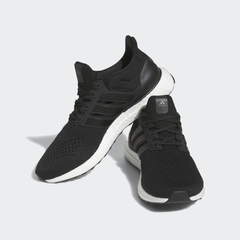 Adidas Men's Ultraboost 1.0 Shoes, Core Black / Core Black / Beam Green