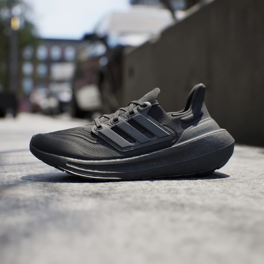 Adidas Ultraboost Light Running Shoes, Core Black / Core Black / Core Black