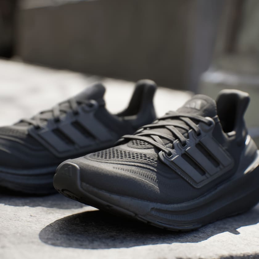 Adidas Ultraboost Light Running Shoes, Core Black / Core Black / Core Black