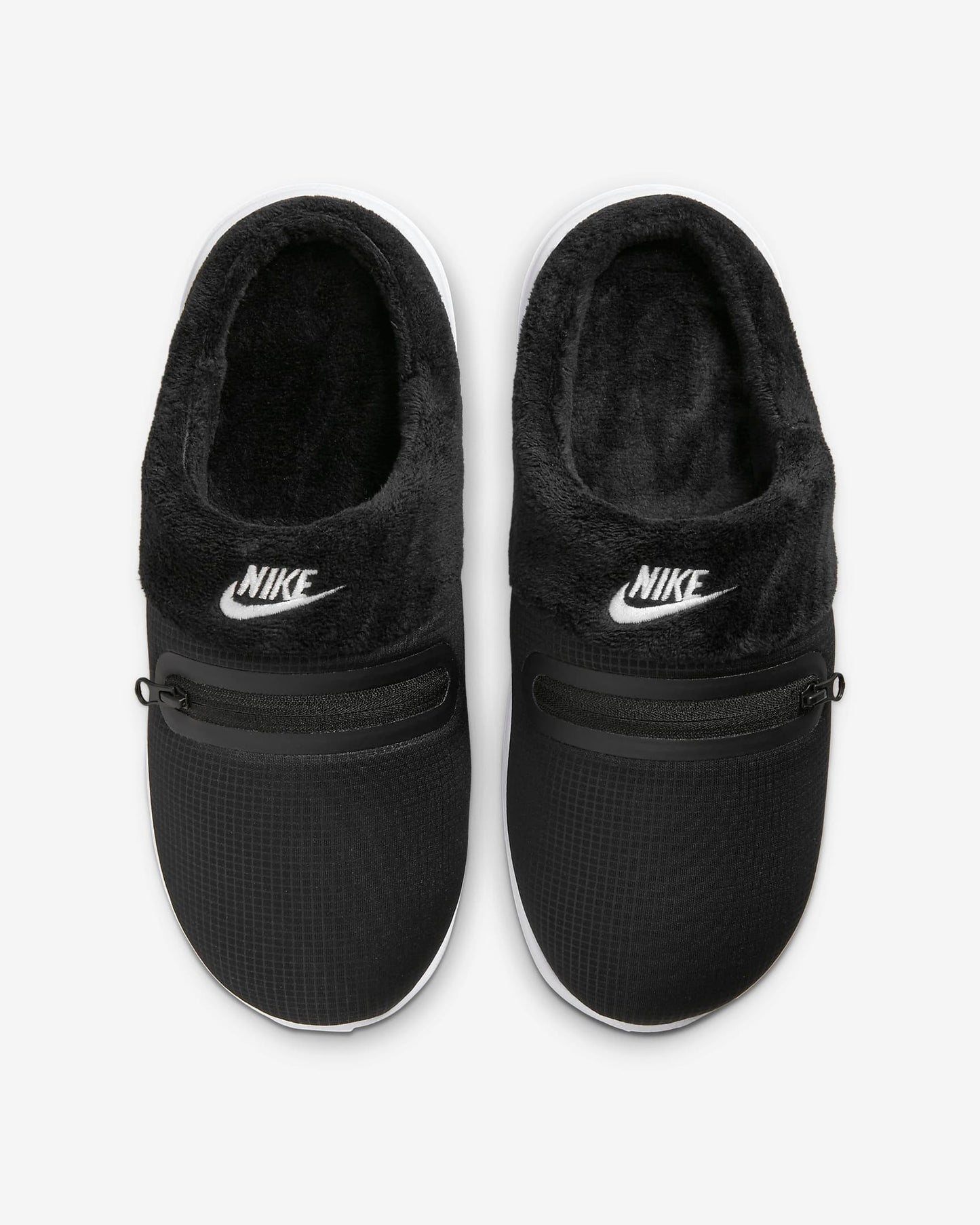 Nike Women's Burrow Slippers, Black/White