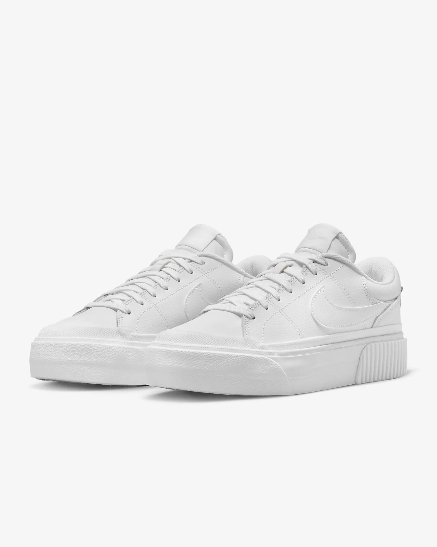 Nike Women's Court Legacy Lift Shoes, White/White/White