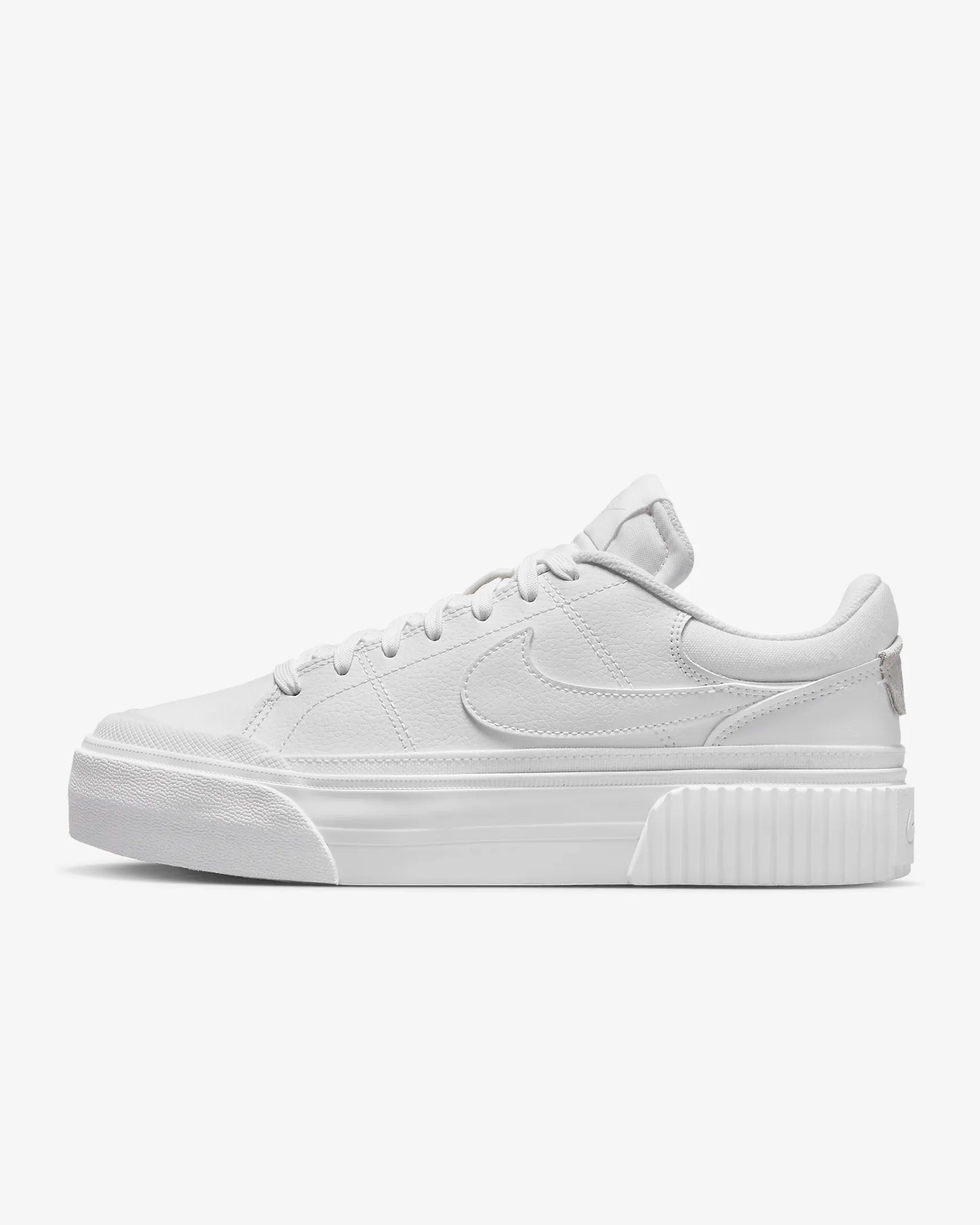 Nike Women's Court Legacy Lift Shoes, White/White/White