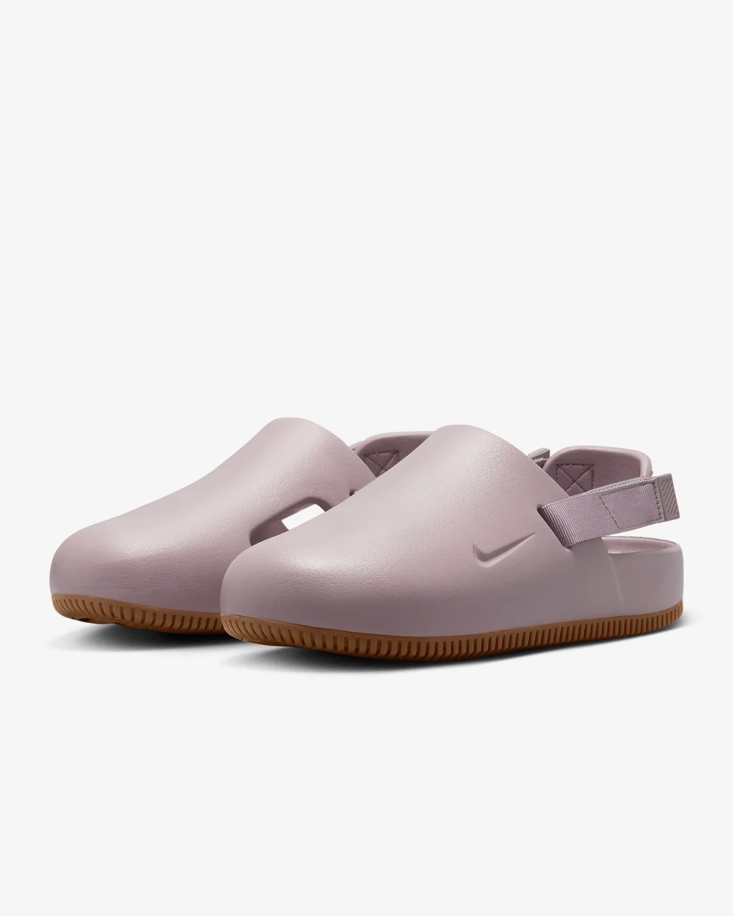 Nike Women's Calm Mules, Light Violet Ore/Gum Medium Brown/Light Violet Ore