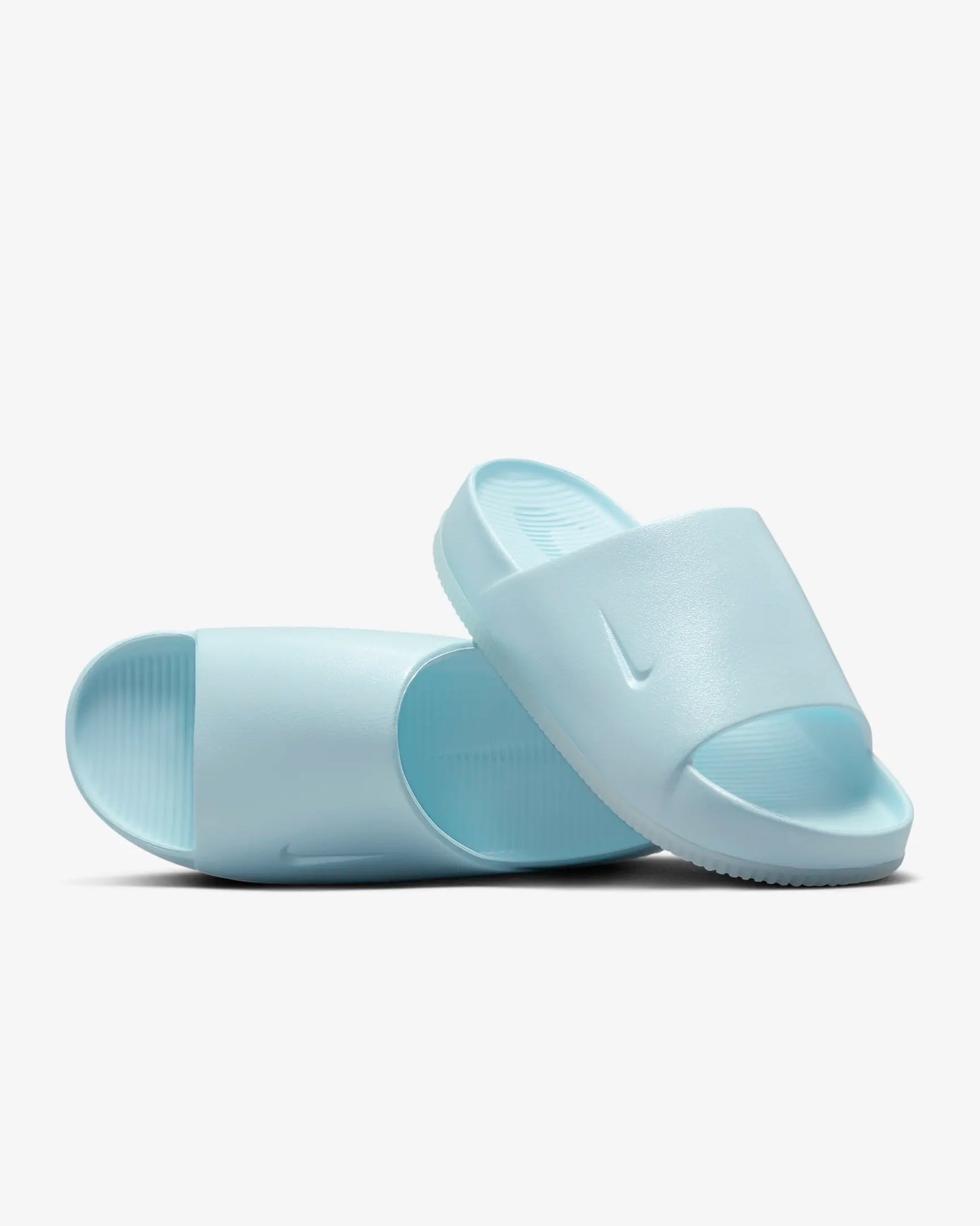 Nike Women's Calm SE Slides, Glacier Blue/Glacier Blue
