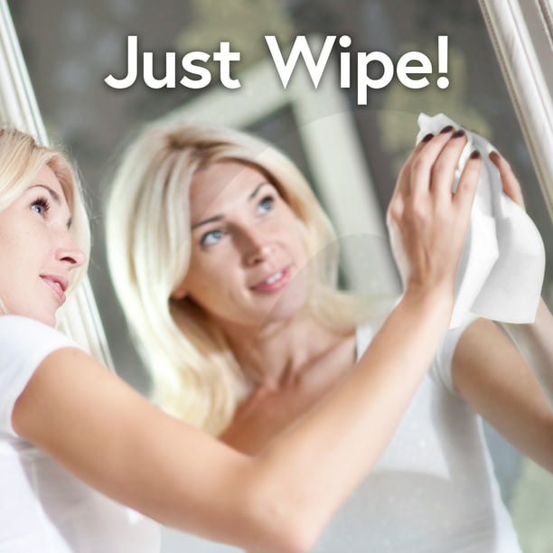 Windex Glass and Surface Pre-Moistened Wipes, Original, 38 Wipes, 3 Count Pack (114 Wipes Total)