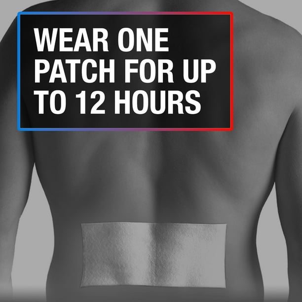 Icy Hot Maximum Strength Muscle & Joint Pain Relief Numbing Back Patch with Lidocaine 5ct
