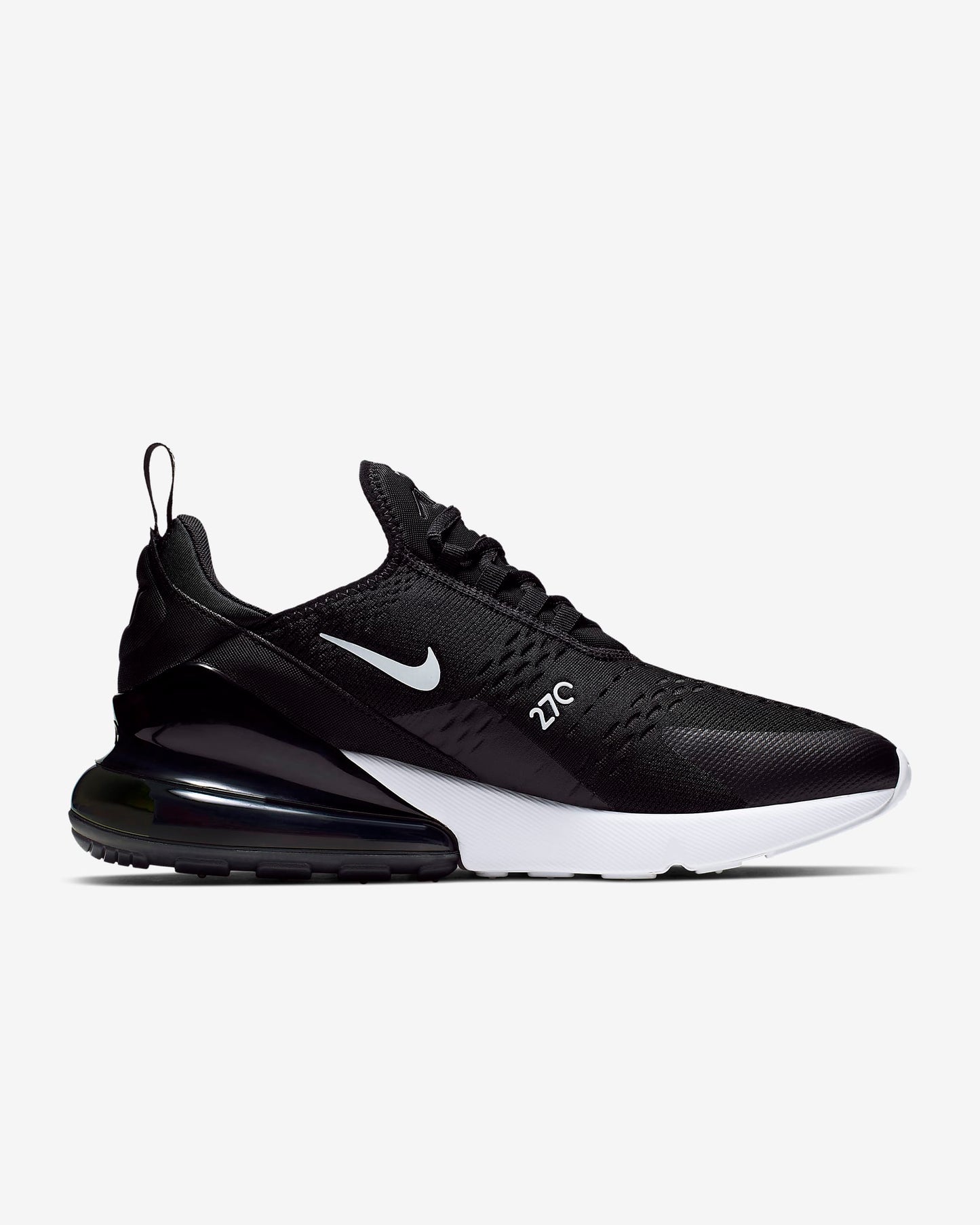 Nike Air Max 270 Men's Shoes, Black/White/Solar Red/Anthracite
