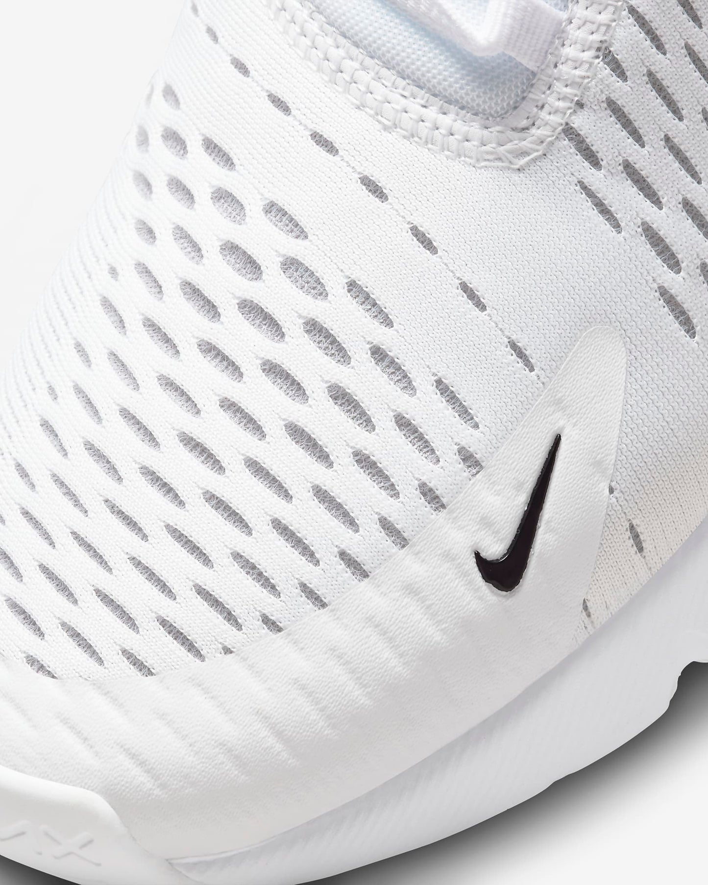 Nike Air Max 270 Men's Shoes, White/White/Black