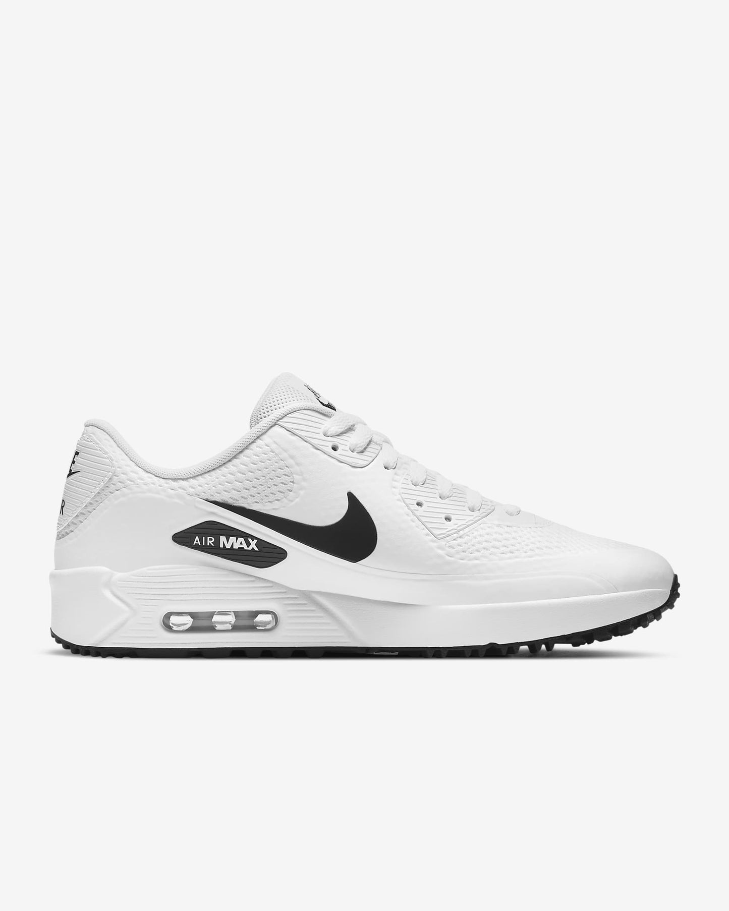Nike Air Max 90 G Golf Shoe, White/Black