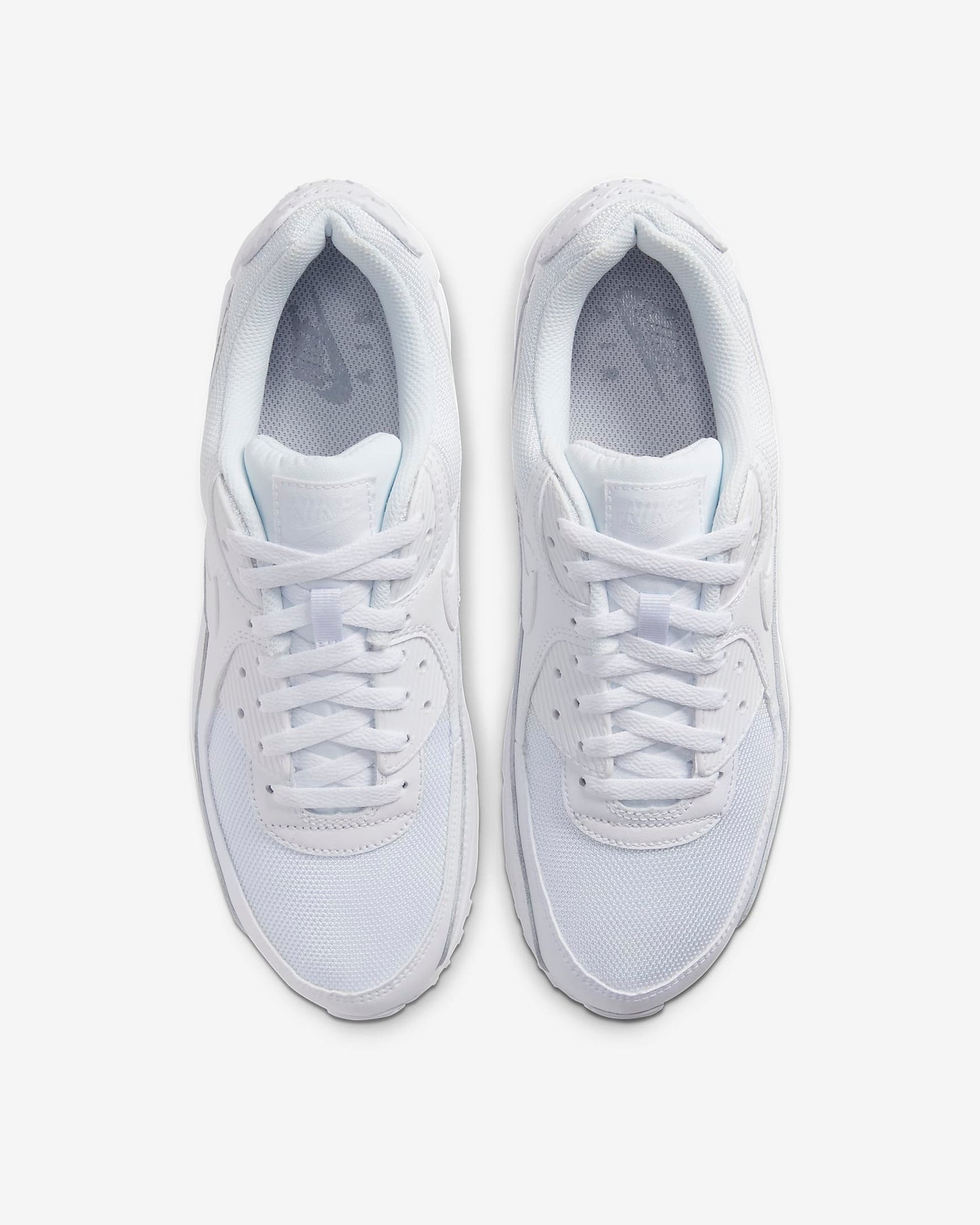 Nike Air Max 90 Men's Shoes, White/White/Wolf Grey/White